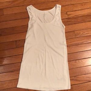 White maternity tank